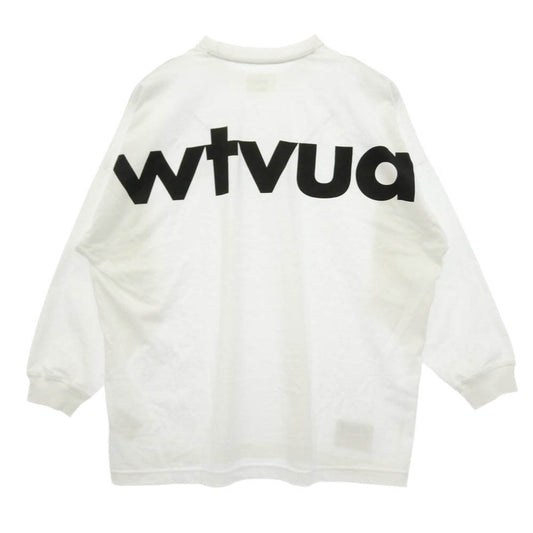 WTAPS ダブルタップス 24SS 241ATDT-CSM20 OBJ 05 LS Cotton Fortless White コットン フォートレス ロゴプリント 長袖 Tシャツ カットソー ホワイト 03 ホワイト系 X03【中古】