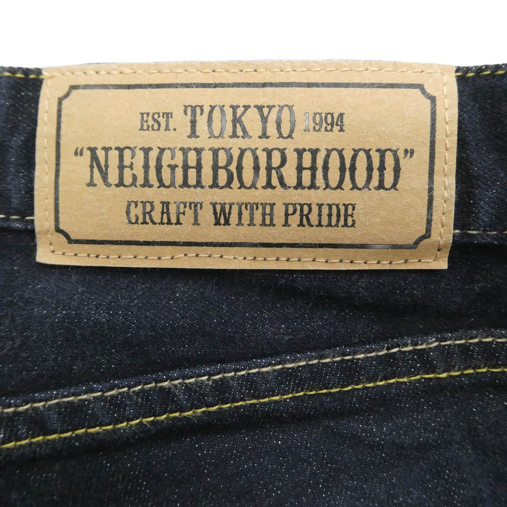 NEIGHBORHOOD ネイバーフッド 21AW 212AQNH-PTM05 SKINNY C-PT スキニー ストレッチ デニム パンツ インディゴブルー系 L【中古】