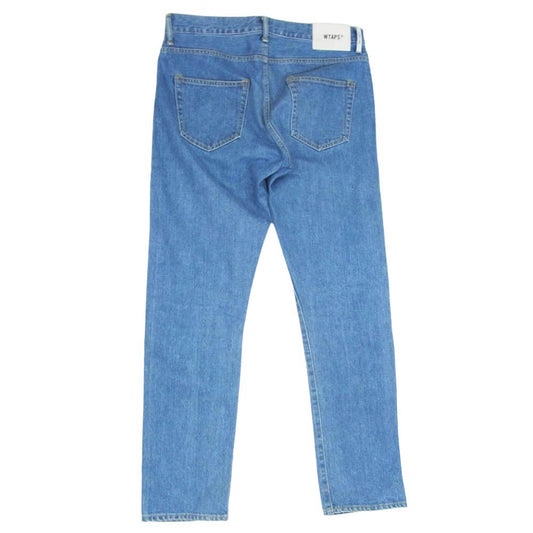WTAPS ダブルタップス 23AW 232BRDT-PTM07 Blues Skinny Trousers Cotton Denim Indigo ブルースキニー コットン デニム パンツ インディゴブルー系 03【美品】【中古】