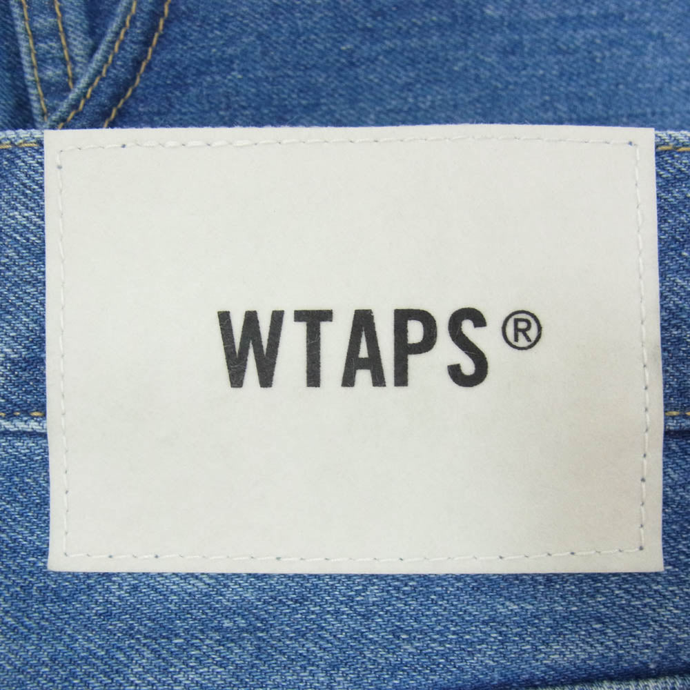 WTAPS ダブルタップス 23AW 232BRDT-PTM07 Blues Skinny Trousers Cotton Denim Indigo ブルースキニー コットン デニム パンツ インディゴブルー系 03【美品】【中古】