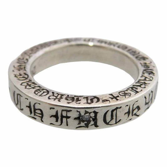 CHROME HEARTS クロムハーツ（原本無） 3mm SPACER FUCKYOU 1DIA スペーサーファックユー 1ダイヤ シルバーリング シルバー系 4.5号【中古】