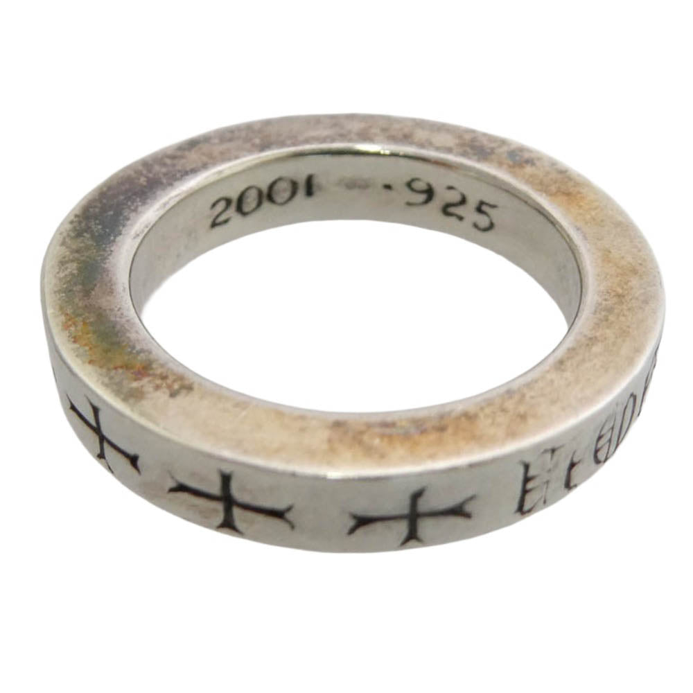 CHROME HEARTS クロムハーツ（原本無） 3mm SPACER FUCKYOU 1DIA スペーサーファックユー 1ダイヤ シルバーリング シルバー系 4.5号【中古】