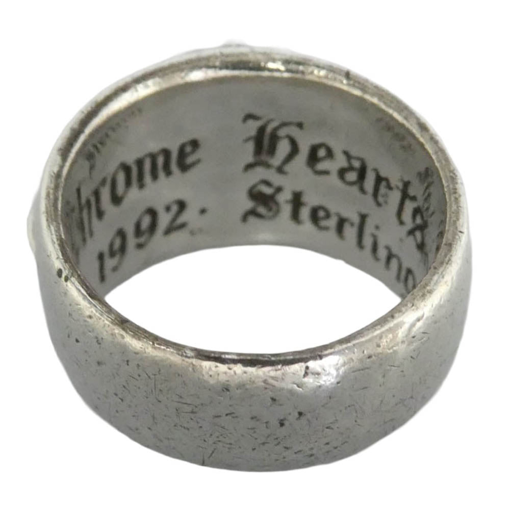 CHROME HEARTS クロムハーツ（原本無） FLRL CRS 1DIA フローラルクロス 1ダイヤ リング シルバー系 14号【中古】