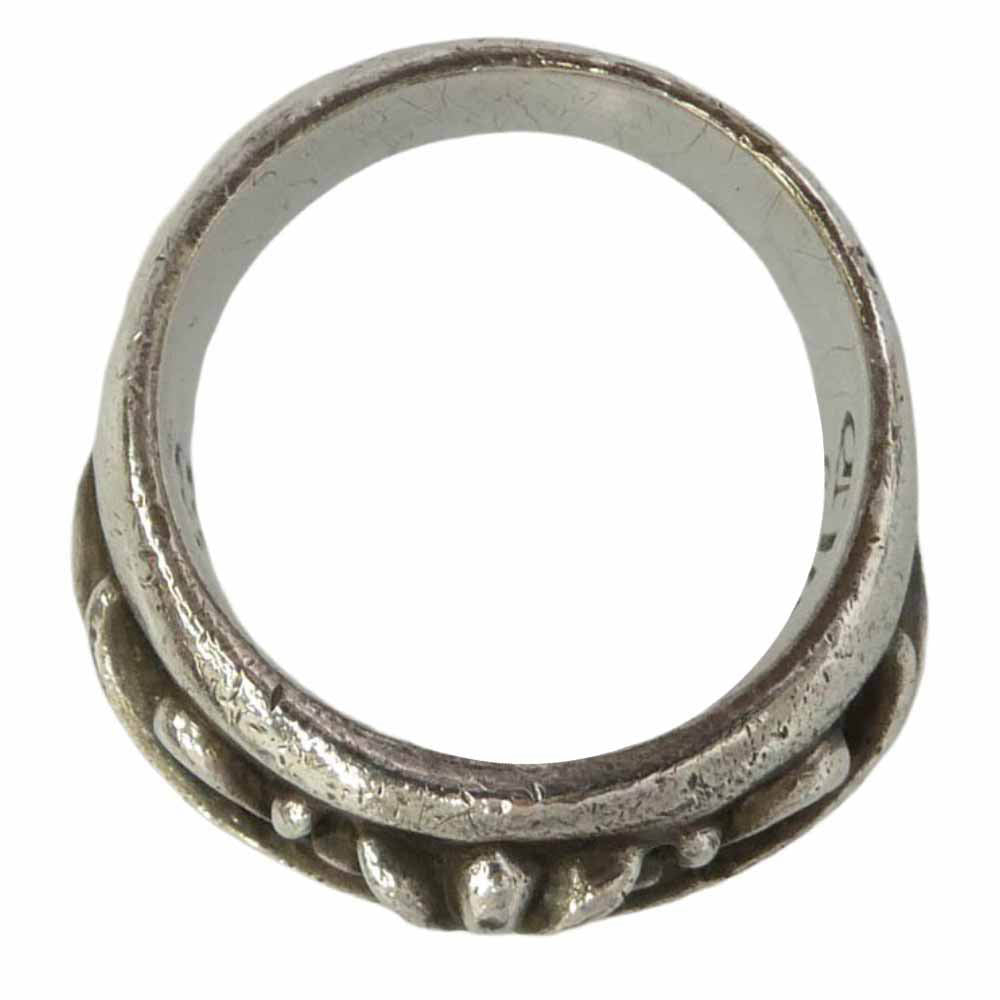 CHROME HEARTS クロムハーツ（原本無） FLRL CRS 1DIA フローラルクロス 1ダイヤ リング シルバー系 14号【中古】