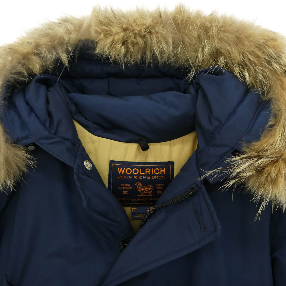 WOOLRICH ウールリッチ 1702061 ARCTIC PARKA アークティックパーカ ダウン ジャケット ネイビー系 S【中古】