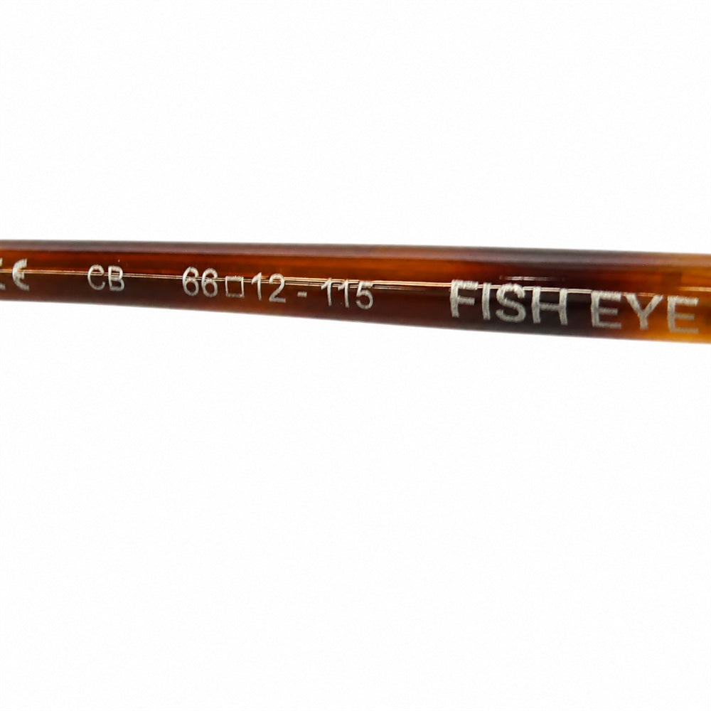 CHROME HEARTS クロムハーツ（原本無） FISH EYE CHクロステンプル アイウェア サングラス 66□12-115 ブラウン系 66□12-115【中古】