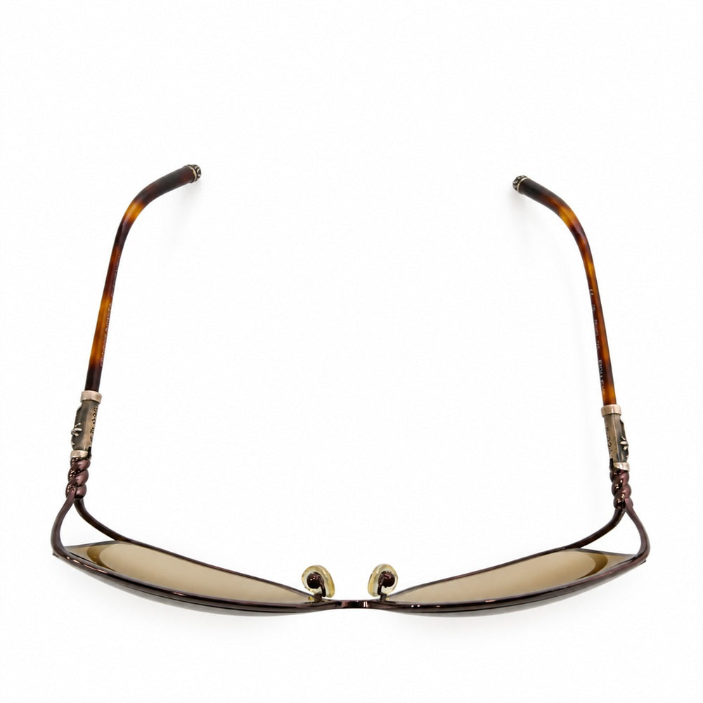 CHROME HEARTS クロムハーツ（原本無） FISH EYE CHクロステンプル アイウェア サングラス 66□12-115 ブラウン系 66□12-115【中古】