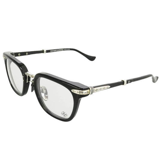 CHROME HEARTS クロムハーツ（原本無） TITANASLUVR BK/SS 眼鏡 メガネ アイウェア ブラック系 51□23 145【中古】