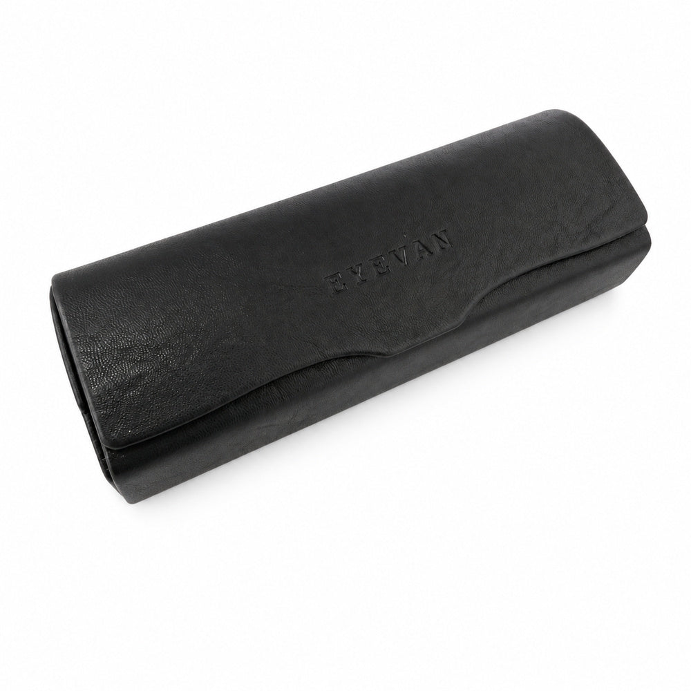 EYEVAN7285 アイヴァン7285 E-0505(47) ボストンシェイプ プラスチックリム アイウェア 眼鏡 度入りレンズ ブラック系 シルバー系 47□24-145【中古】