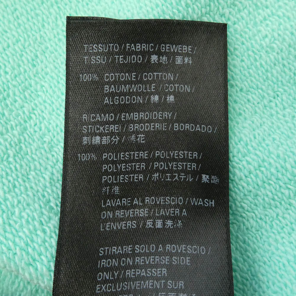 BALENCIAGA バレンシアガ 22SS 600583 TLVB8 バックロゴ刺繍 プルオーバー パーカー フーディー ライトグリーン系 XS【中古】