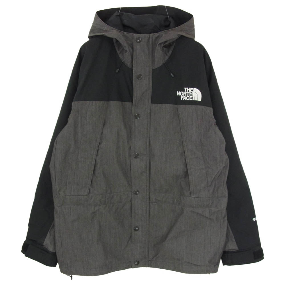 THE NORTH FACE ノースフェイス NP12032 MOUNTAIN LIGHT DENIM JACKET デニム マウンテン パーカー ジャケット グレー系 ブラック系 M【中古】