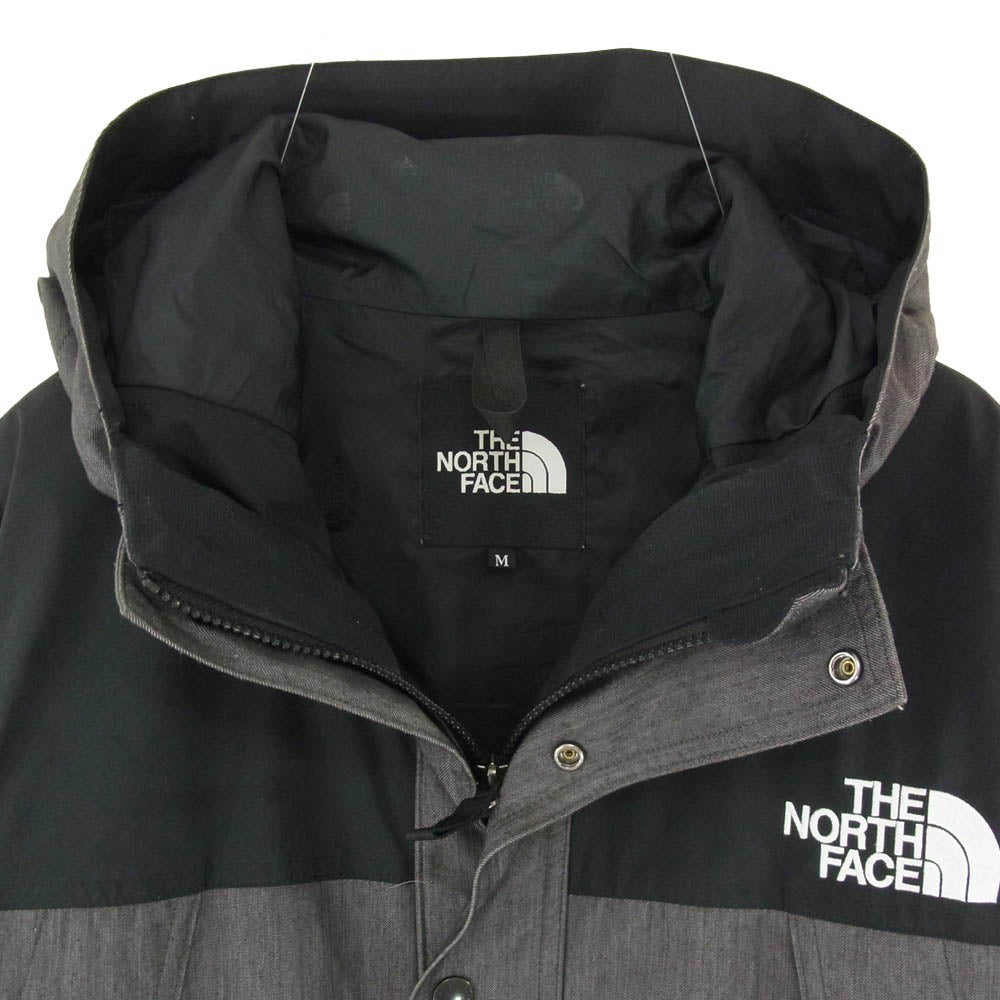 THE NORTH FACE ノースフェイス NP12032 MOUNTAIN LIGHT DENIM JACKET デニム マウンテン パーカー ジャケット グレー系 ブラック系 M【中古】