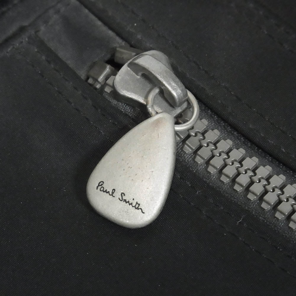 Paul Smith ポール・スミス 2WAY ショルダー ナイロン ブリーフケース ビジネスバッグ ブラック系【中古】