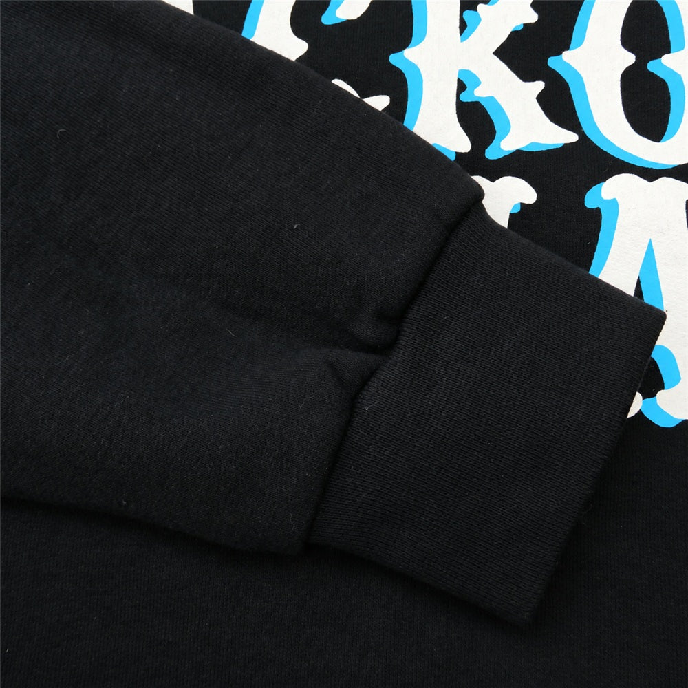 WACKO MARIA ワコマリア 26SS 26SS-WMC-SS12 CREW NECK SWEAT SHIRT ロゴ クルーネック スウェットシャツ トレーナー ブラック系 XL【中古】