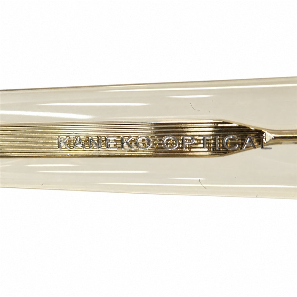 WACKO MARIA ワコマリア KANEKO-WM-EW05 × KANEKO OPTICAL 金子眼鏡 GLASSES サングラス アイウェア クリア系 ゴールド系【美品】【中古】
