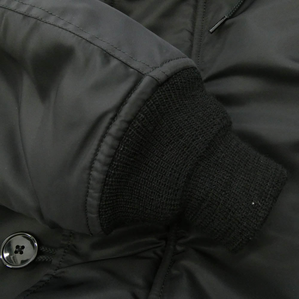 WACKO MARIA ワコマリア 25AW 25FW-WMO-ML01 N-2B FLIGHT JACKET フェイクファーフード フライト ジャケット ブラック系 M【美品】【中古】
