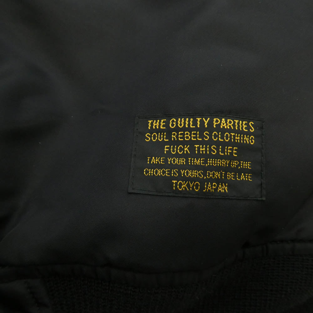 WACKO MARIA ワコマリア 25AW 25FW-WMO-ML01 N-2B FLIGHT JACKET フェイクファーフード フライト ジャケット ブラック系 M【美品】【中古】