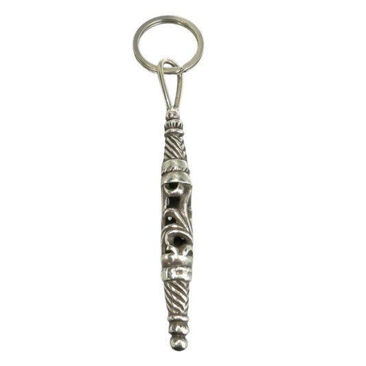 CHROME HEARTS クロムハーツ（原本無） SMALL ROLLER スモール ローラー キーリング キーホルダー シルバー系【中古】