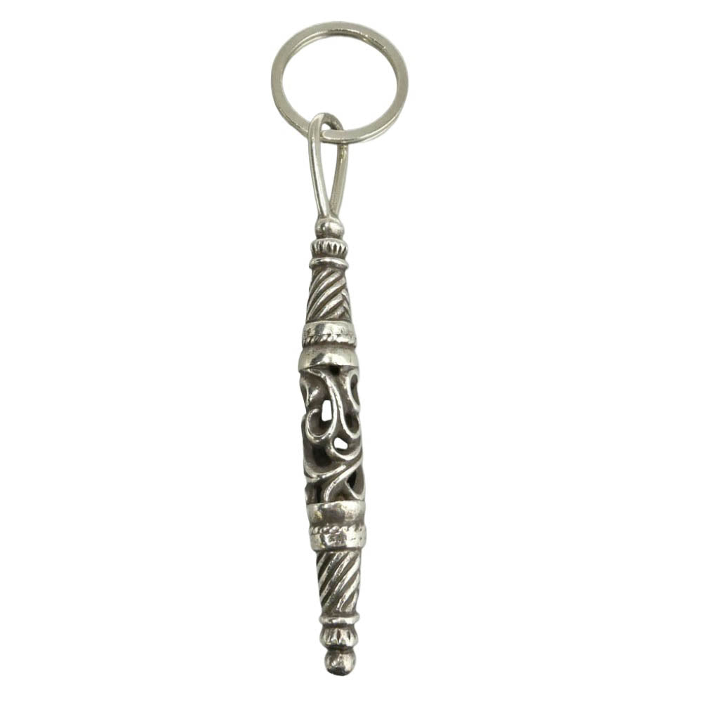 CHROME HEARTS クロムハーツ（原本無） SMALL ROLLER スモール ローラー キーリング キーホルダー シルバー系【中古】