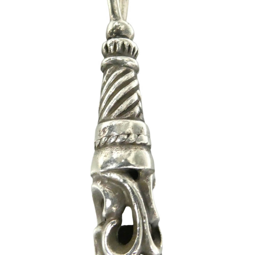 CHROME HEARTS クロムハーツ（原本無） SMALL ROLLER スモール ローラー キーリング キーホルダー シルバー系【中古】