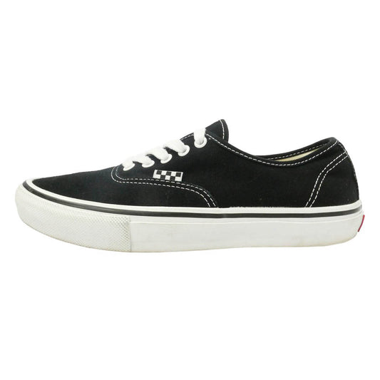VANS バンズ 500714 AUTHENTIC オーセンティック ローカット スニーカー ブラック系 ホワイト系 26.5cm【中古】