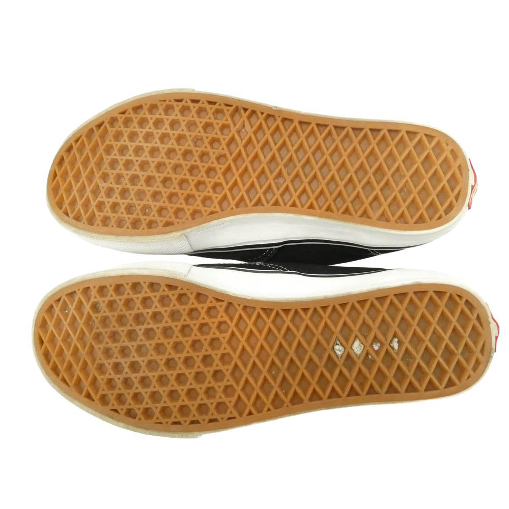 VANS バンズ 500714 AUTHENTIC オーセンティック ローカット スニーカー ブラック系 ホワイト系 26.5cm【中古】