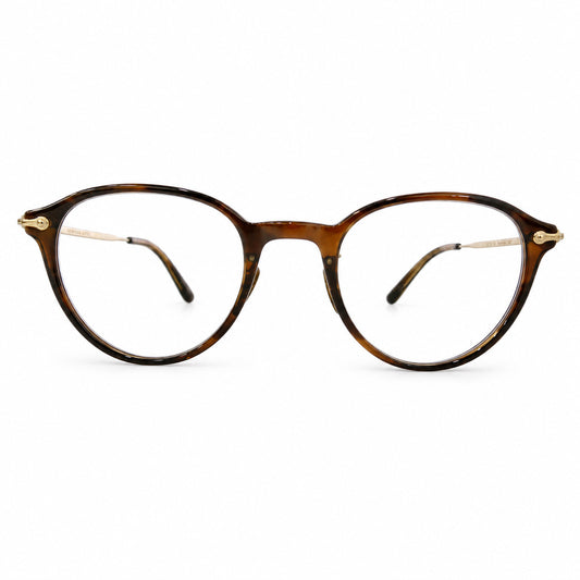 OLIVER PEOPLES オリバーピープルズ AMANDINE アマンディーン 眼鏡 アイウェア ブラウン系 ゴールド系 47□22-145【中古】