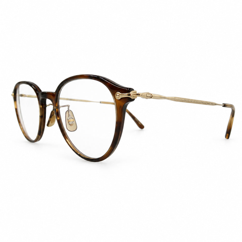 OLIVER PEOPLES オリバーピープルズ AMANDINE アマンディーン 眼鏡 アイウェア ブラウン系 ゴールド系 47□22-145【中古】