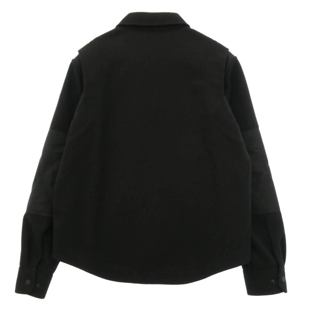 MONCLER モンクレール Ron Herman ロンハーマン 25AW K20978P00001 89B08 Grenoble × Ron Herman RHC Shirt Jacket ロンハーマン 別注 シャツ ジャケット XL ブラック系 XL【美品】【中古】