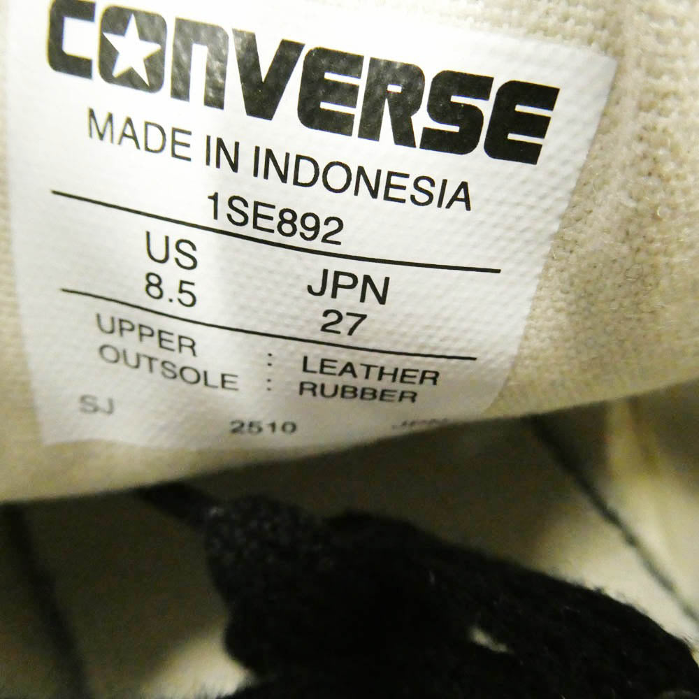 CONVERSE コンバース 1SE892 ALL STAR LGCY LE OX オールスター レガシー ロー レザー スニーカー ブラック系 27cm【美品】【中古】