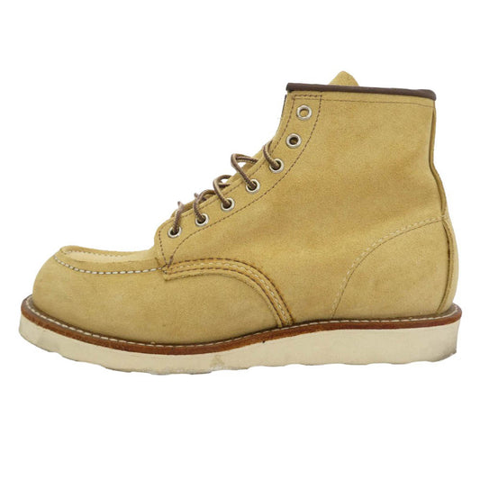 RED WING レッドウィング 8833 6-inch Classic Moc 6インチ クラシックモック ラフアウト スエード ブーツ ベージュ系 US8.5【中古】