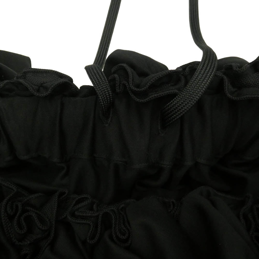 COMME des GARCONS コムデギャルソン 25SS 3O-T008 noir kei ninomiya ノワールケイニノミヤ コットン フリル ボリューム スカート ブラック系 S【極上美品】【中古】