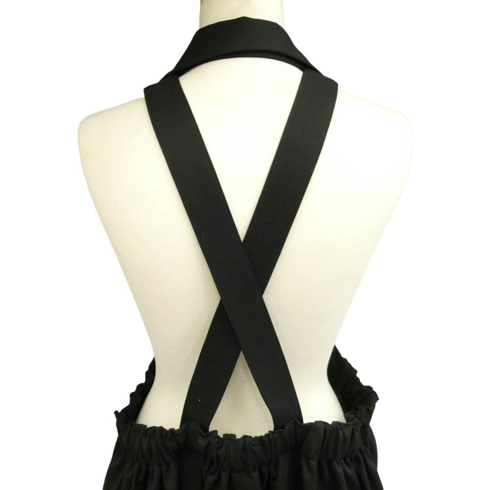 COMME des GARCONS コムデギャルソン 22AW 3J-A004 noir kei ninomiya ノワールケイニノミヤ ダブル ボタン ジャンパー スカート ワンピース ブラック系 S【美品】【中古】