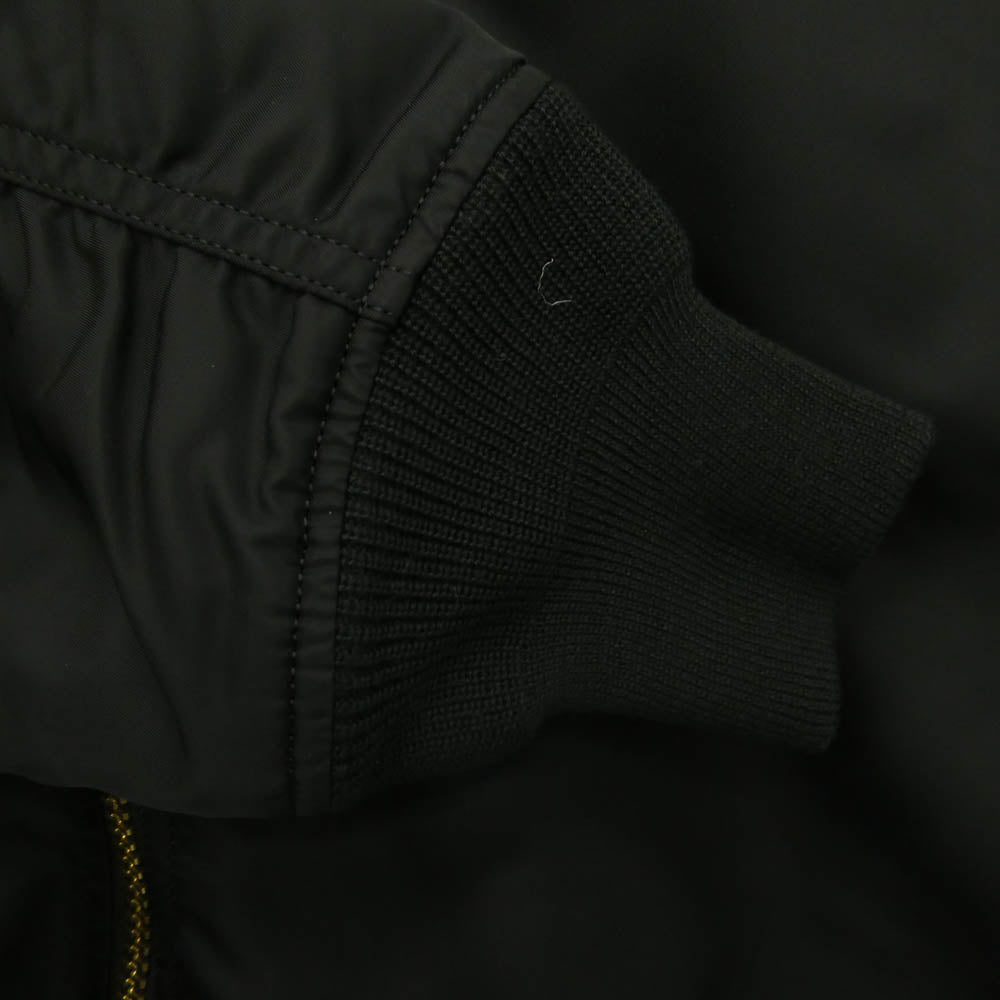 COMME des GARCONS コムデギャルソン ALPHA アルファ SZ-J017 CDG × ALPHA INDUSTRIES BIAS DESINED MA-1 JACKET シーディージー アルファ インダストリーズ バイアスデザイン リバーシブル フライト ボンバージャケット ブラック系 S【極上美品】【中古】