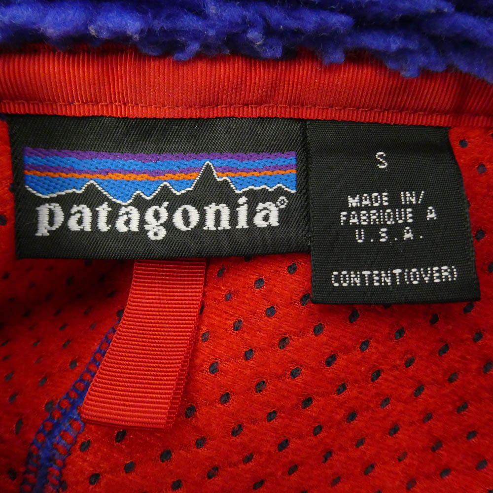 patagonia パタゴニア 23024 Classic Retro Cardigan クラシック レトロカーディガン ボア フリース ジャケット ブルー系 S【中古】