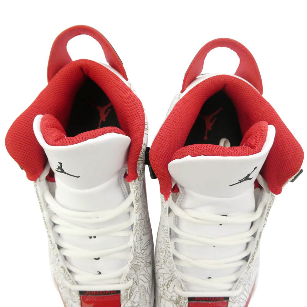 NIKE ナイキ 311046-163 Jordan Dub Zero Cherry ジョーダン ダブ ゼロ ハイカット スニーカー マルチカラー系 28cm【美品】【中古】