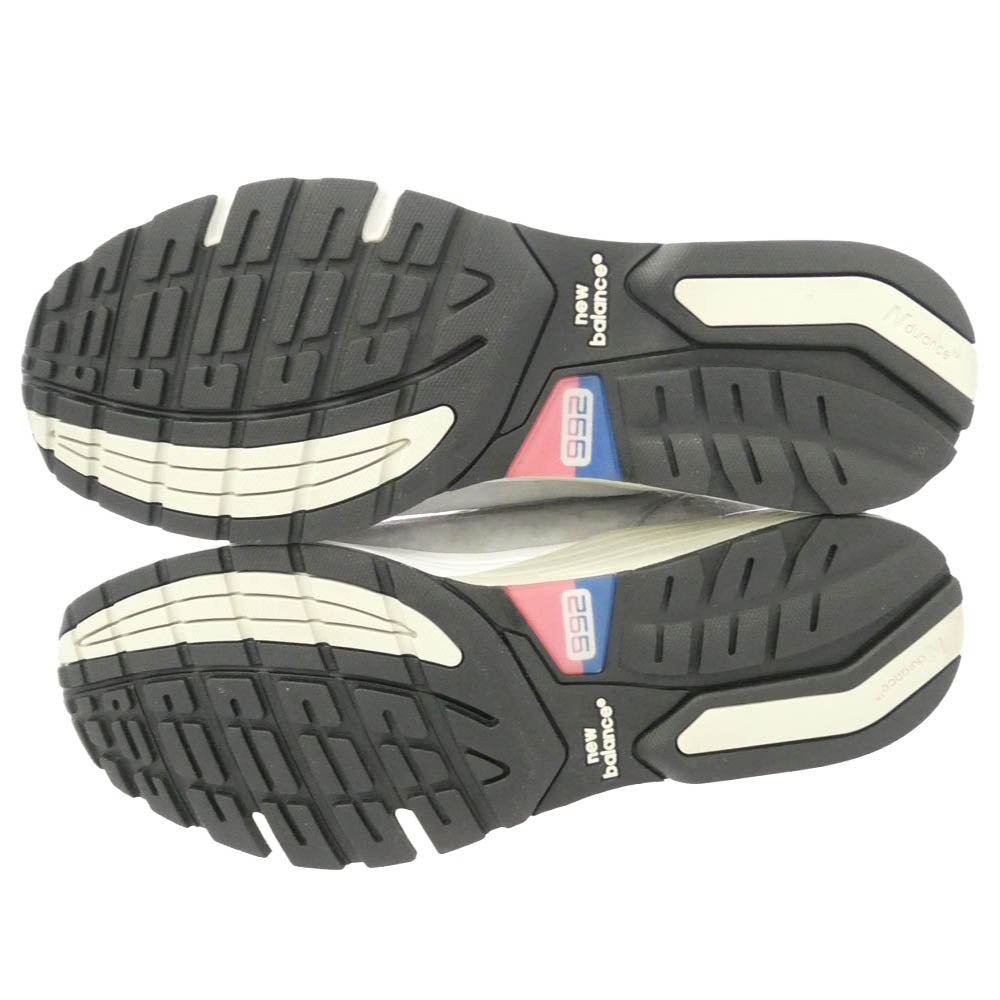 NEW BALANCE ニューバランス U992GY USA製 992 スエード メッシュ ローカット スニーカー グレー系 28cm【極上美品】【中古】
