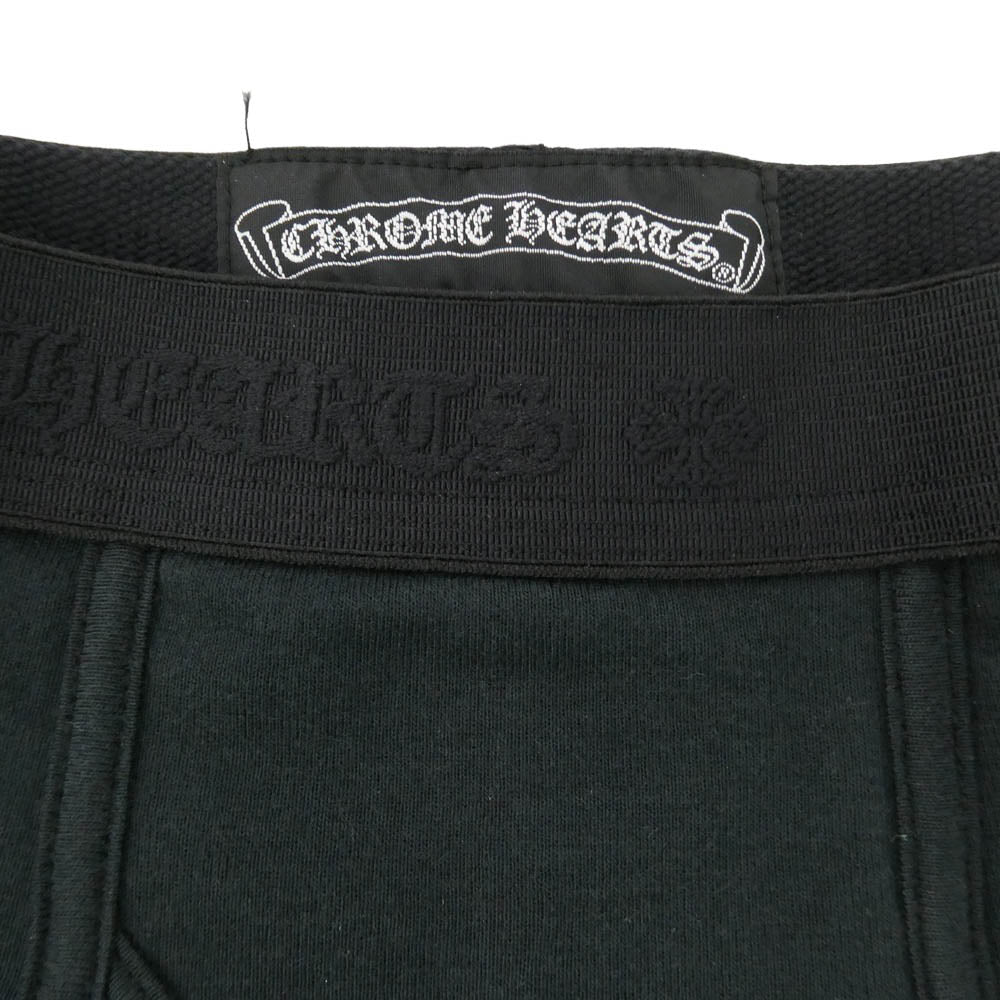 CHROME HEARTS クロムハーツ（原本無） ホースシュー刺繍 ボクサーパンツ ブラック ブラック系 L【新古品】【未使用】【中古】