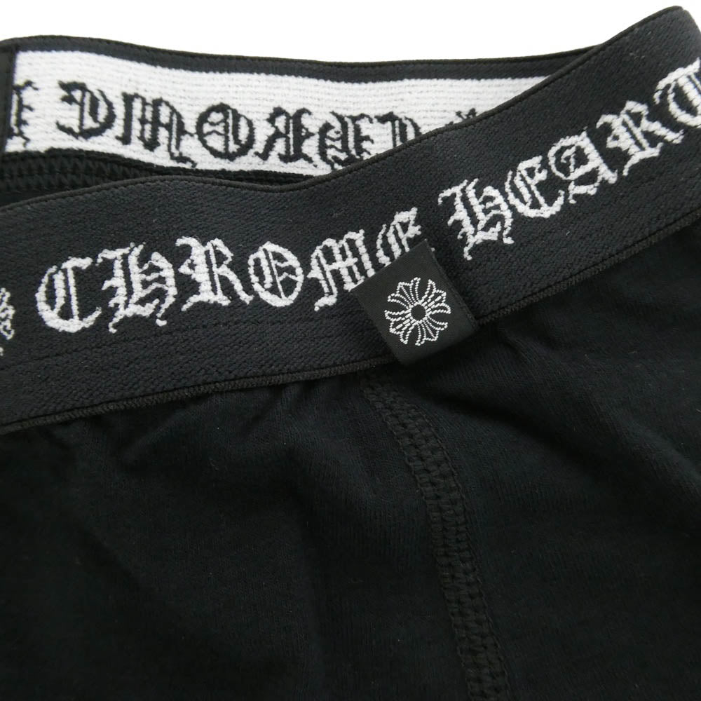 CHROME HEARTS クロムハーツ（原本無） ホースシュー CHプラス プリント ボクサーパンツ ブラック系 L【新古品】【未使用】【中古】