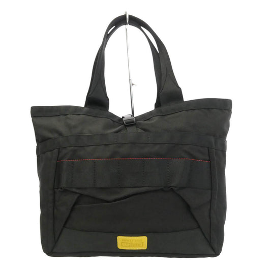 BRIEFING ブリーフィング BRW261T33 GRIP SWANY グリップスワニー WIDE TOTE レザー切替 ナイロン トート バッグ ブラック系 580 F【新古品】【未使用】【中古】