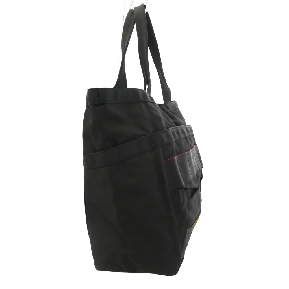 BRIEFING ブリーフィング BRW261T33 GRIP SWANY グリップスワニー WIDE TOTE レザー切替 ナイロン トート バッグ ブラック系 580 F【新古品】【未使用】【中古】