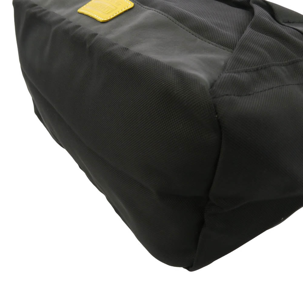 BRIEFING ブリーフィング BRW261T33 GRIP SWANY グリップスワニー WIDE TOTE レザー切替 ナイロン トート バッグ ブラック系 580 F【新古品】【未使用】【中古】
