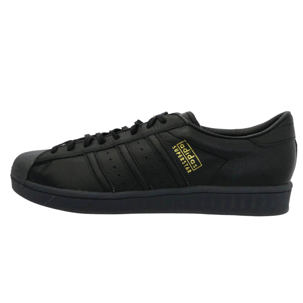 adidas アディダス KJ6883 × BILLY'S SUPERSTAR VINTAGE ビリーズ スーパースター ヴィンテージ ローカット スニーカー ブラック系 30cm【新古品】【未使用】【中古】