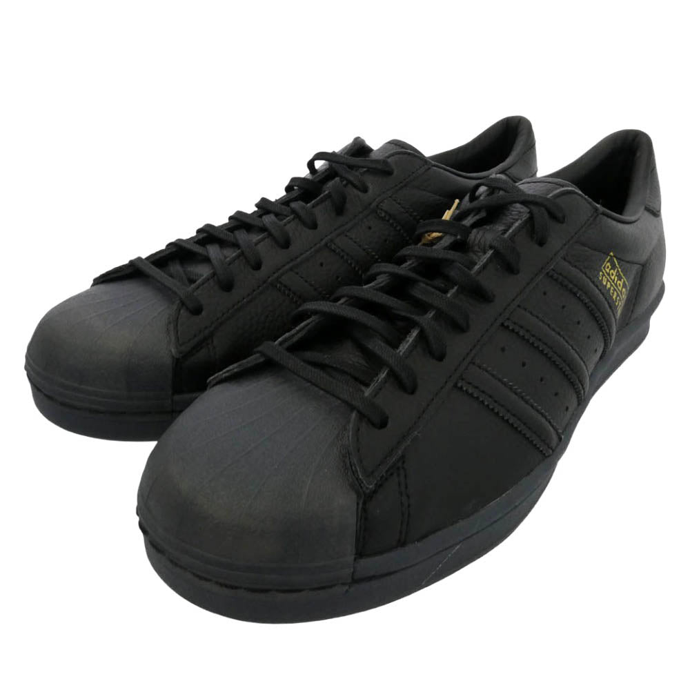 adidas アディダス KJ6883 × BILLY'S SUPERSTAR VINTAGE ビリーズ スーパースター ヴィンテージ ローカット スニーカー ブラック系 30cm【新古品】【未使用】【中古】