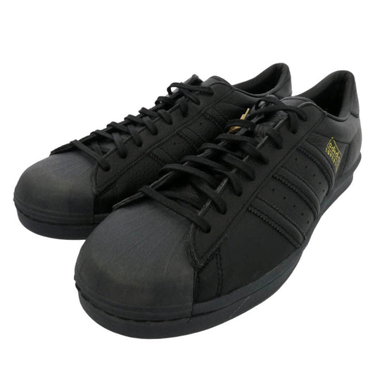 adidas アディダス KJ6883 × BILLY'S SUPERSTAR VINTAGE ビリーズ スーパースター ヴィンテージ ローカット スニーカー ブラック系 30cm【新古品】【未使用】【中古】