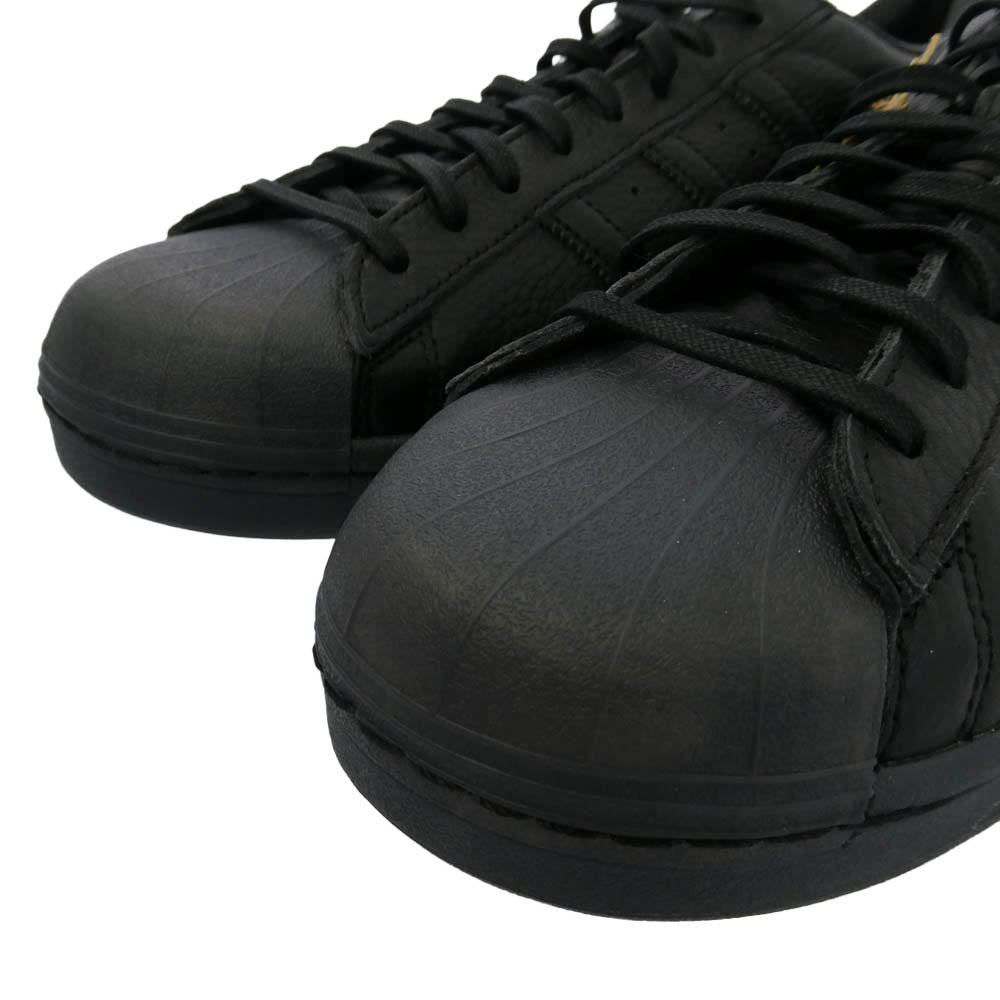 adidas アディダス KJ6883 × BILLY'S SUPERSTAR VINTAGE ビリーズ スーパースター ヴィンテージ ローカット スニーカー ブラック系 30cm【新古品】【未使用】【中古】