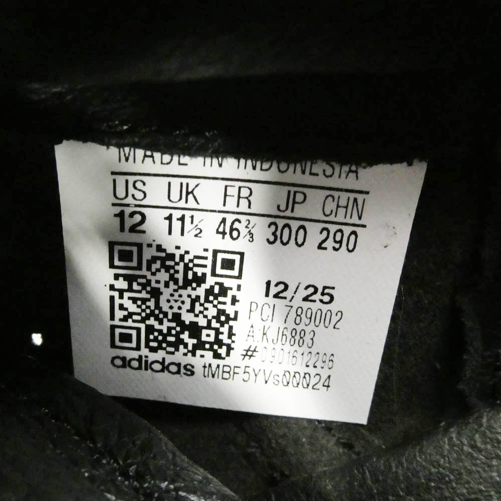 adidas アディダス KJ6883 × BILLY'S SUPERSTAR VINTAGE ビリーズ スーパースター ヴィンテージ ローカット スニーカー ブラック系 30cm【新古品】【未使用】【中古】
