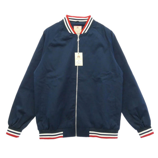 リアルホクストン 8076 Navy RNW Monkey Jacket ジップアップ コットンツイル モンキージャケット ブルゾン ネイビー系 XXL【新古品】【未使用】【中古】