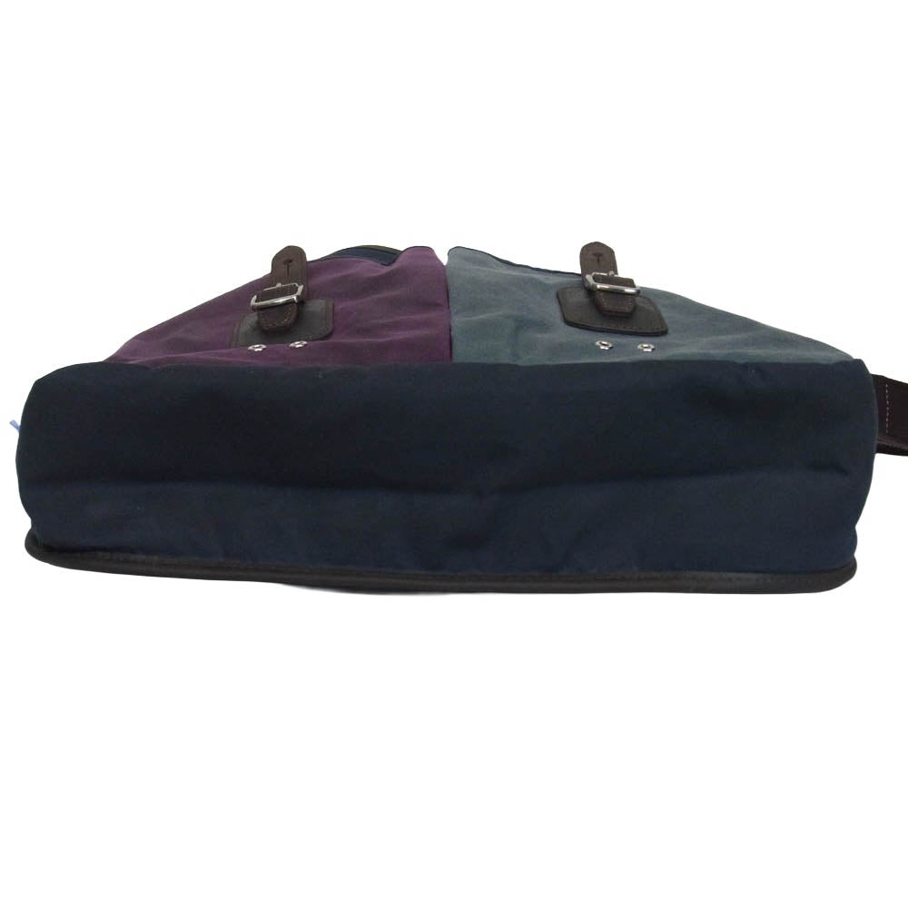 Barbour バブアー Paul Smith ポール・スミス 252UBA0761 × Paul Smith Wax Crossbody Bag ポールスミス ワックス クロスボディ ショルダーバッグ ネイビー系【新古品】【未使用】【中古】