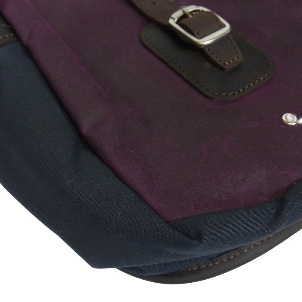 Barbour バブアー Paul Smith ポール・スミス 252UBA0761 × Paul Smith Wax Crossbody Bag ポールスミス ワックス クロスボディ ショルダーバッグ ネイビー系【新古品】【未使用】【中古】
